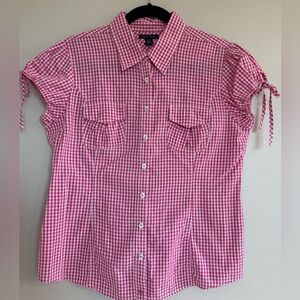Tommy Hilfiger Pink Gingham Blouse